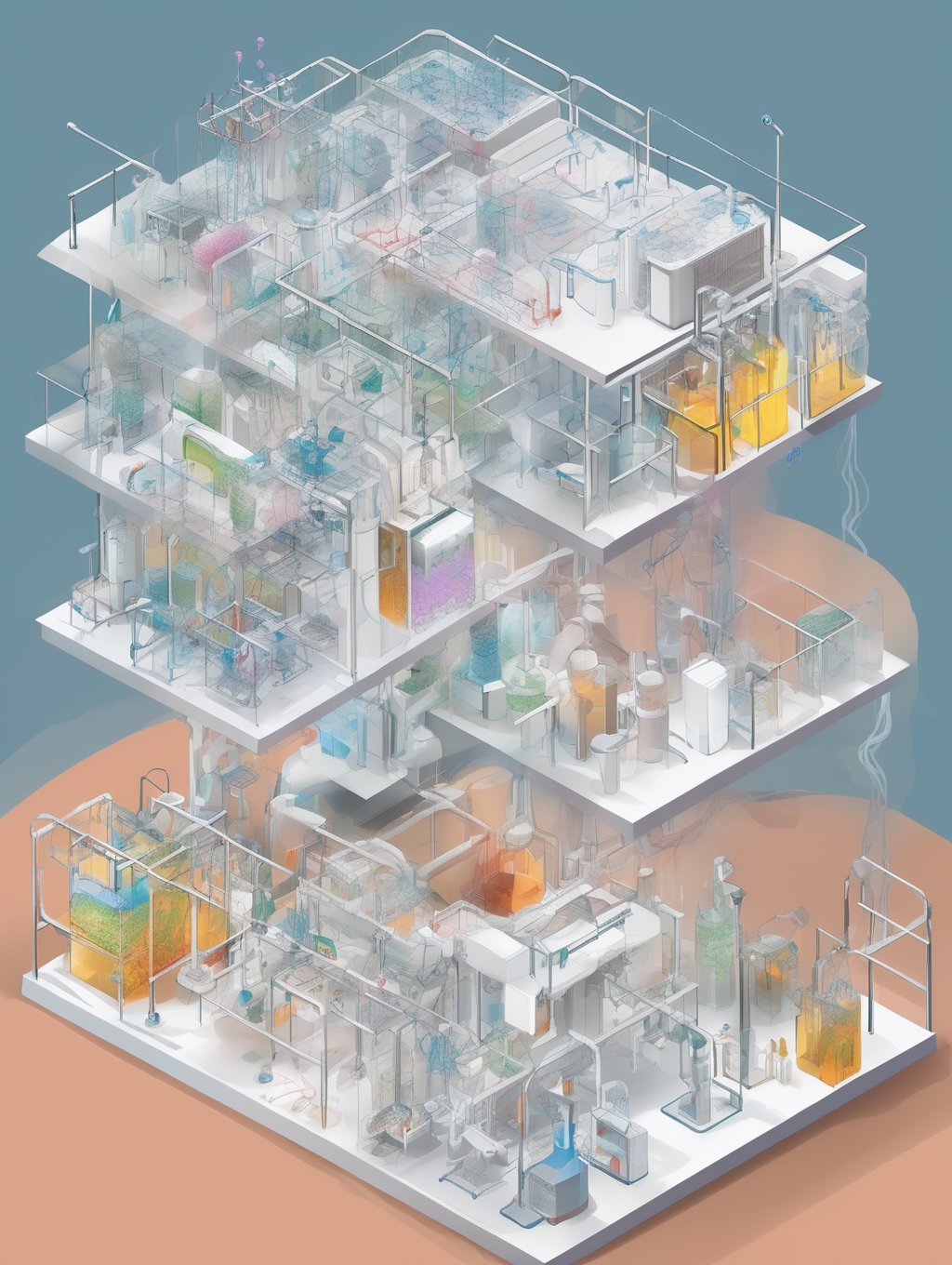 01936-3720033318-_lora_Isometric Cutaway_1_Isometric Cutaway - a three part ecosystem in a 3D graphic style, the first part is a bacteria and the.png